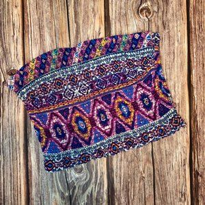 Flying Tomato Boho Tube Top Size Small
